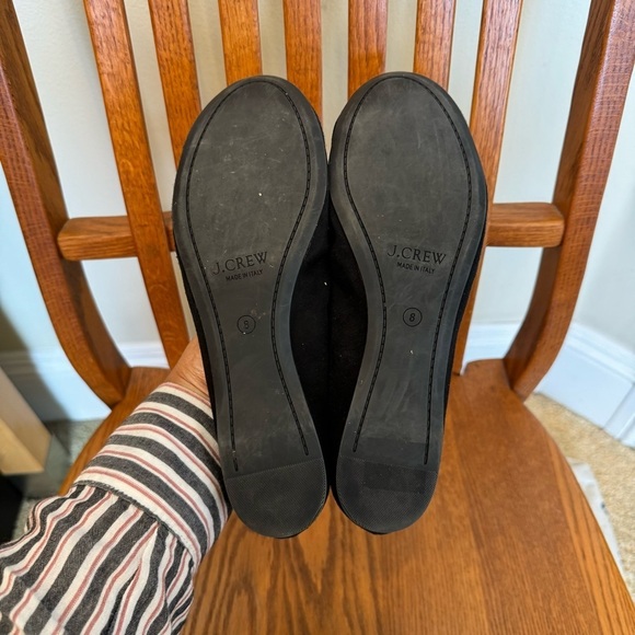 J.Crew Skimmer, Leather, Ballet, Suede, Flats, Size 8 - Picture 7 of 10